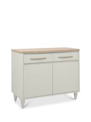 Bentley Designs Scandi Oak Soft Grey Larsen Narrow Sideboard - Image 3 of 5