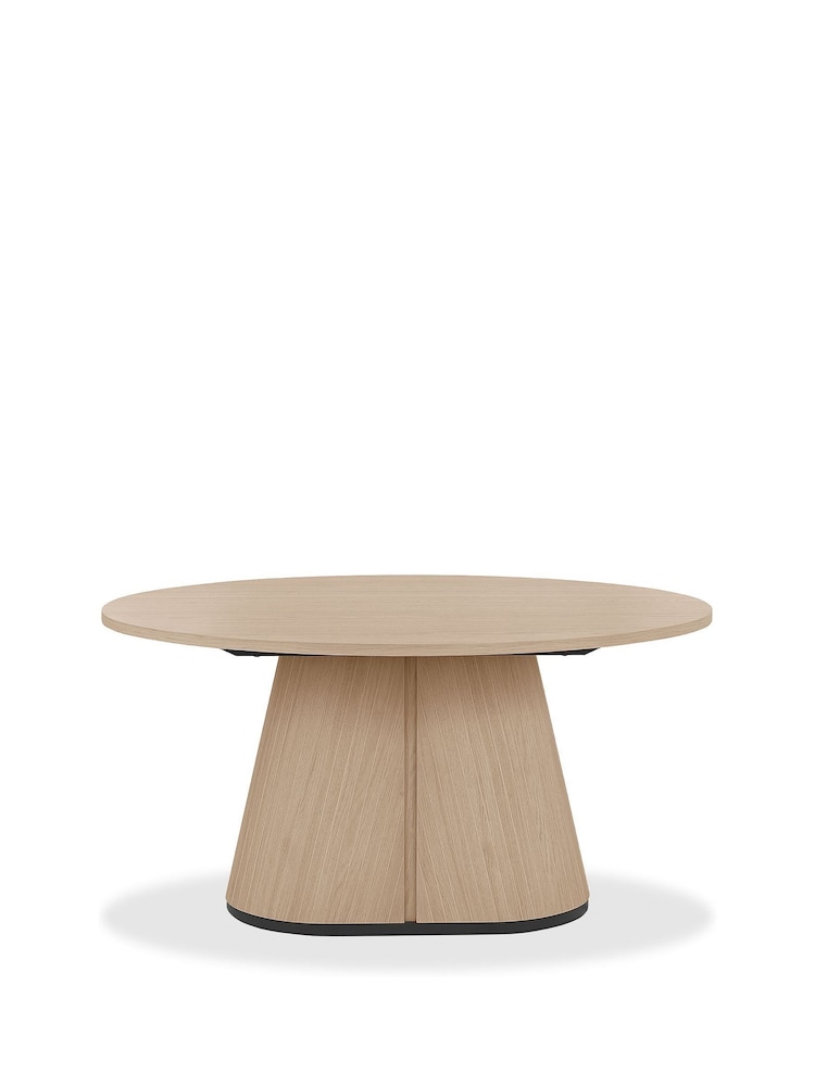 Bentley Designs Scandi Oak Vega 6 Seater Fixed Dining Table - Image 4 of 4
