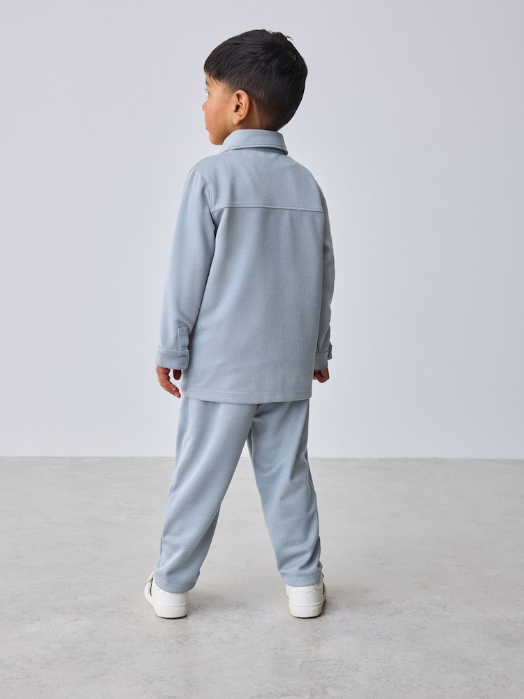 Baker by Ted Baker Textured Shacket, T-Shirt and Trousers Set - Image 2 of 13