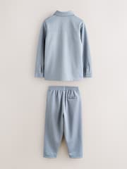 Baker by Ted Baker Textured Shacket, T-Shirt and Trousers Set - Image 7 of 13