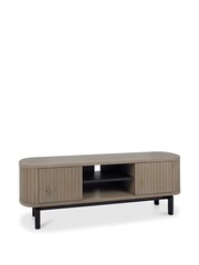 Bentley Designs Rustic Oak Vega Entertainment Unit Table - Image 2 of 4