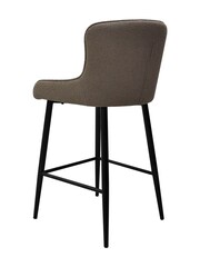 Bentley Designs Set of 2 Beige Rubens Upholstered Barstools - Image 3 of 5