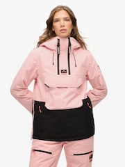 Superdry Pink Overhead Ski Jacket - Image 1 of 5
