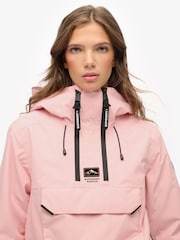 Superdry Pink Overhead Ski Jacket - Image 3 of 5