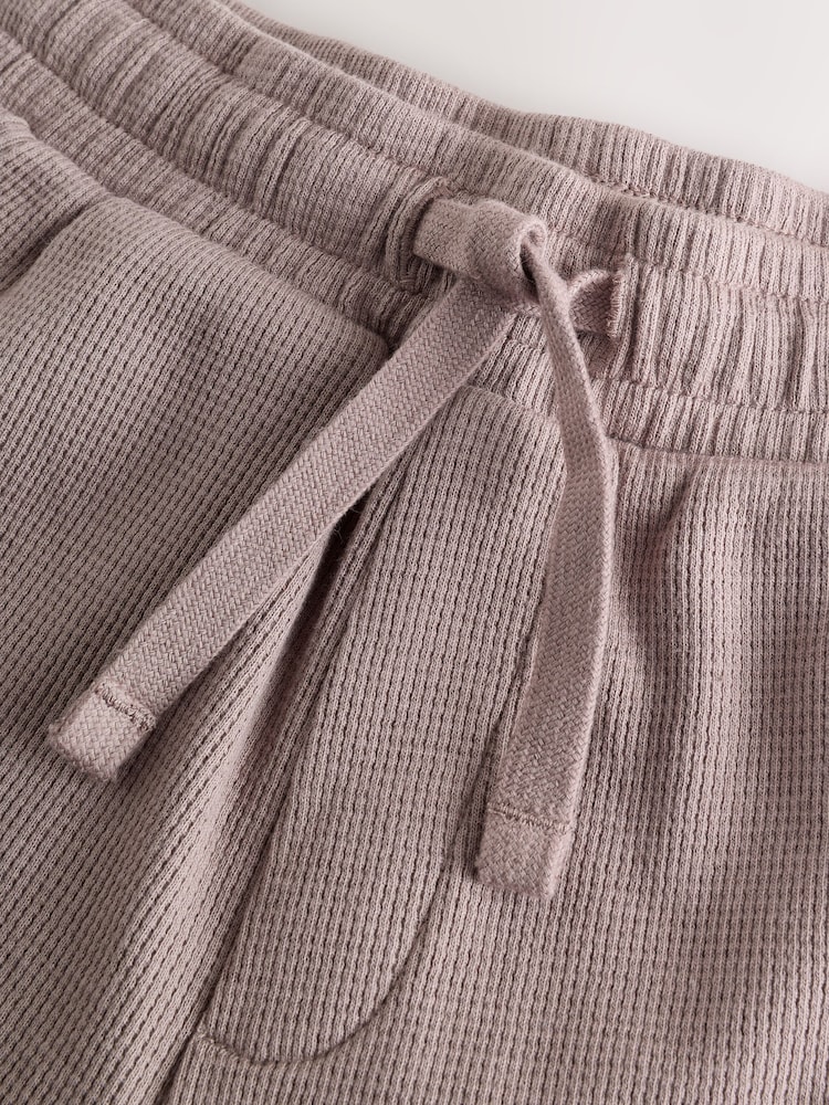 Mink Brown Textured Short Sleeve T-Shirt and Shorts Set (3-16yrs) - Image 14 of 14