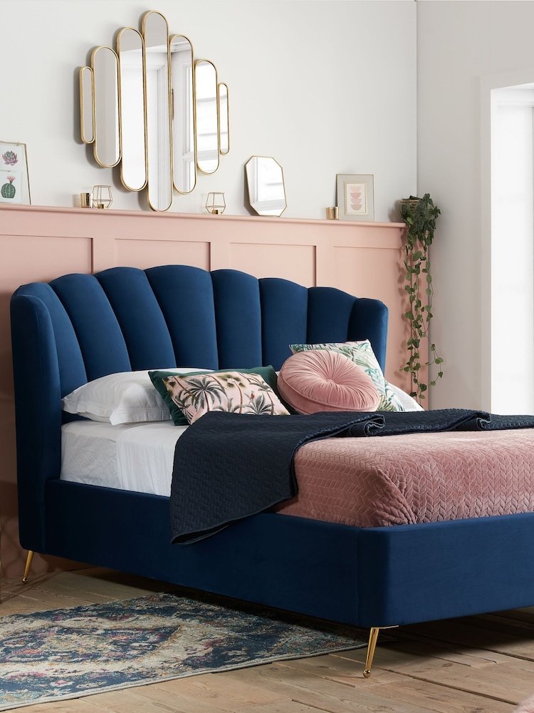 Birlea Blue Lottie End Lift Ottoman Storage Bed - Image 1 of 6