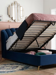 Birlea Blue Lottie End Lift Ottoman Storage Bed - Image 2 of 6