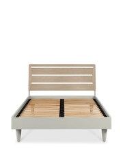 Bentley Designs Scandi Oak Soft Grey Larsen Slatted Bedstead - Image 3 of 5