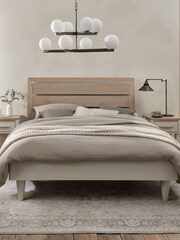 Bentley Designs Scandi Oak Soft Grey Larsen Slatted Bedstead - Image 5 of 5