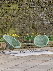 Pacific Green Outdoor Foldable Loungers Set - Image 1 of 6