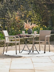Pacific Grey Outdoor Stackable Bistro Set - Image 1 of 6