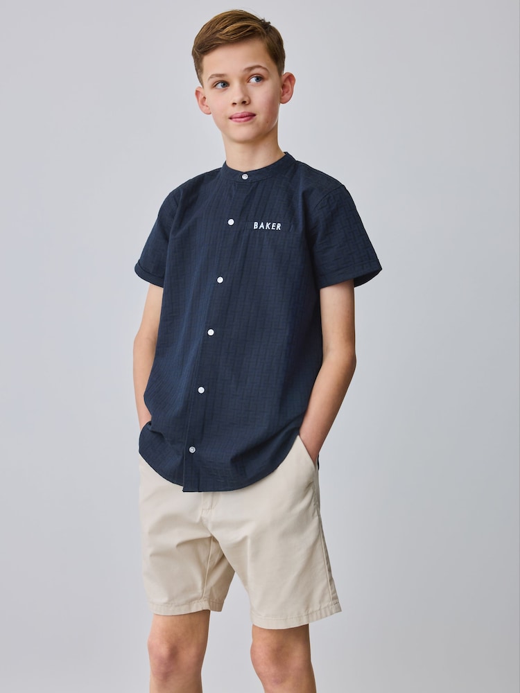 Baker by Ted Baker Grandad Collar Shirt - Image 1 of 10