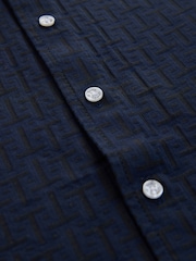 Baker by Ted Baker Grandad Collar Shirt - Image 10 of 10