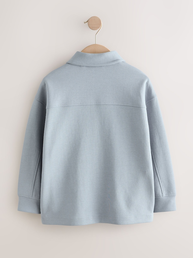 Albastru deschis - Smart Shacket (3-16ani) - Imaginea 2 din 4