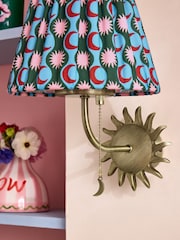 Eleanor Bowmer Brass Moon Wave Wall Light - Image 3 of 6