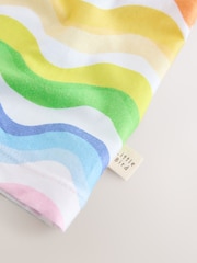 Little Bird by Jools Oliver Pastel Rainbow Wave Print Strappy Summer Dress - Image 5 of 6