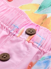 Little Bird by Jools Oliver Summer Rainbow Cotton Boxy T-Shirt and Shorts Set - Image 12 of 13