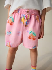 Little Bird by Jools Oliver Summer Rainbow Cotton Boxy T-Shirt and Shorts Set - Image 9 of 13