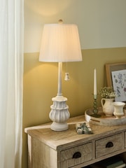 Shabby Chic by Rachel Ashwell® White Florence Table Lamp - Image 1 of 5