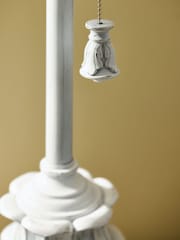 Shabby Chic by Rachel Ashwell® White Florence Table Lamp - Image 4 of 5