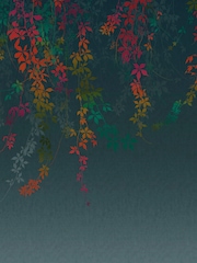 Clarissa Hulse Rainbow Virginia Creeper Fixed Size Mural - Image 3 of 3