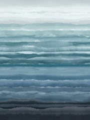 Clarissa Hulse Sapphire Strata Fixed Size Mural 2.5m x 4m - Image 3 of 3
