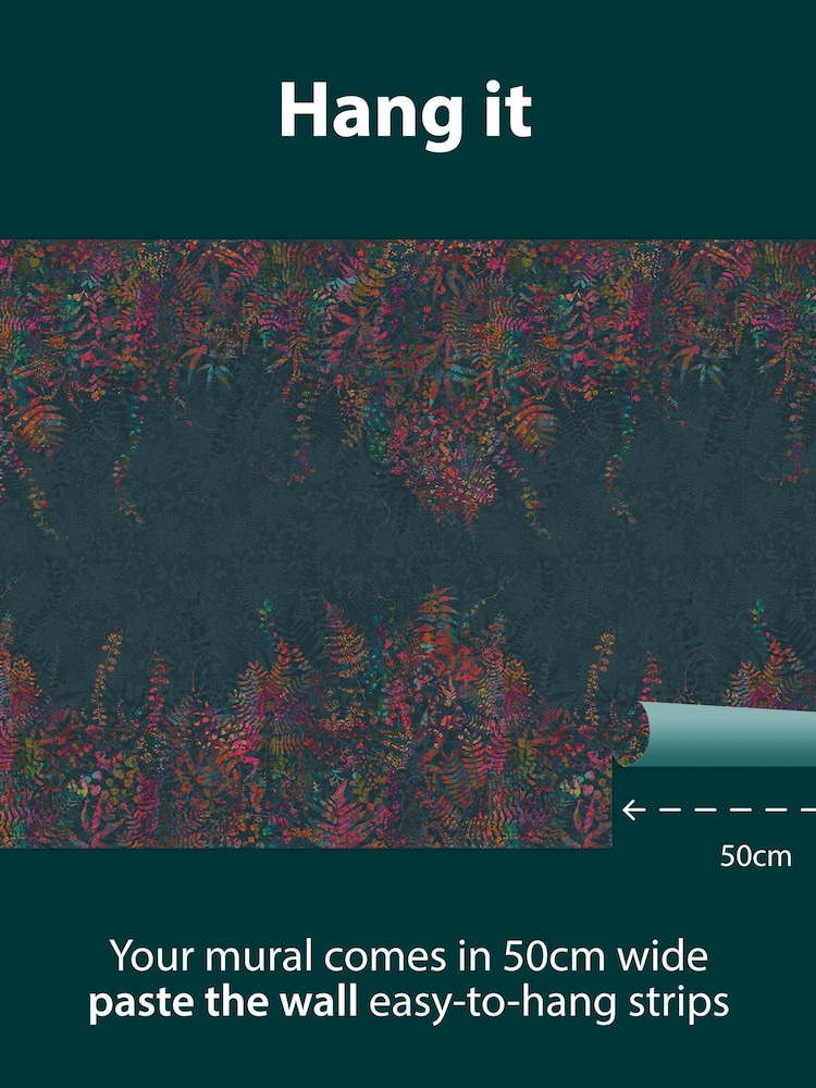 Clarissa Hulse Rainbow Cascading Kaleidoscope Mural 2.5m x 4m - Image 2 of 3
