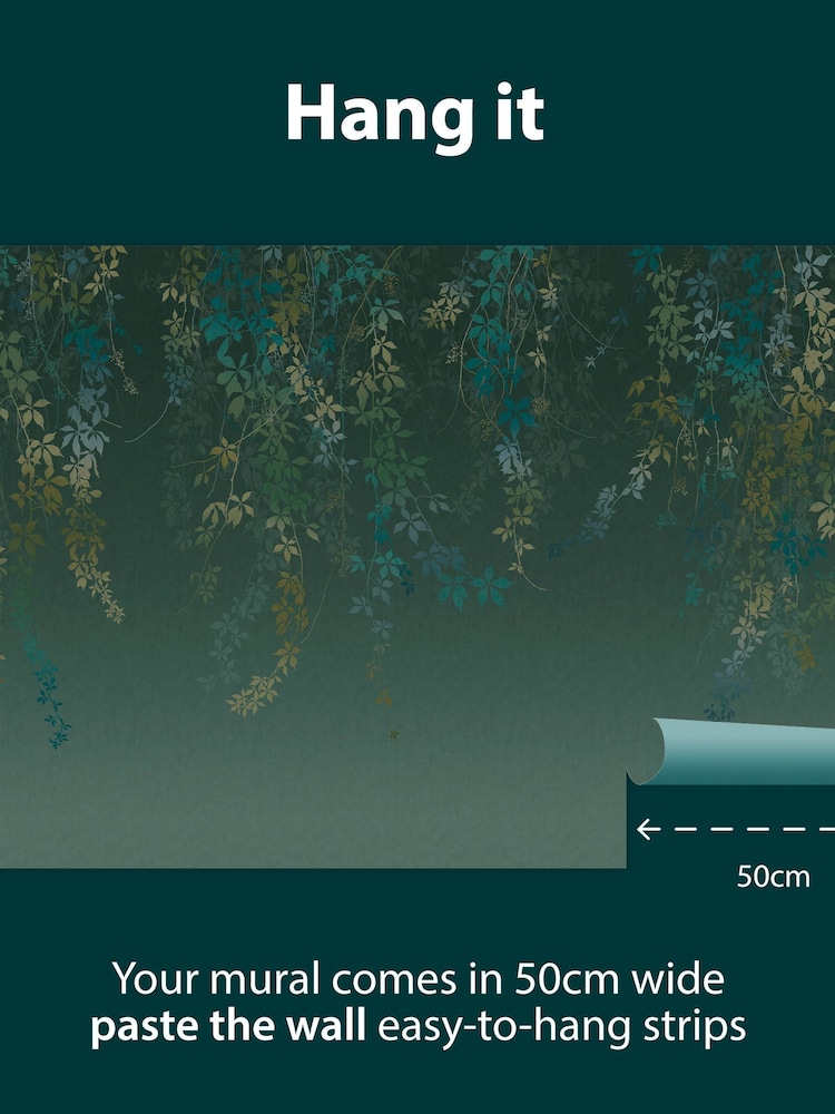 Clarissa Hulse Moss Virginia Creeper Fixed Size Mural - Image 2 of 3