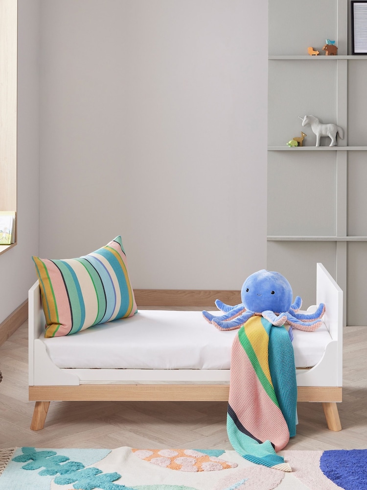 Babymore White Mona Mini Cot Bed - Image 4 of 4