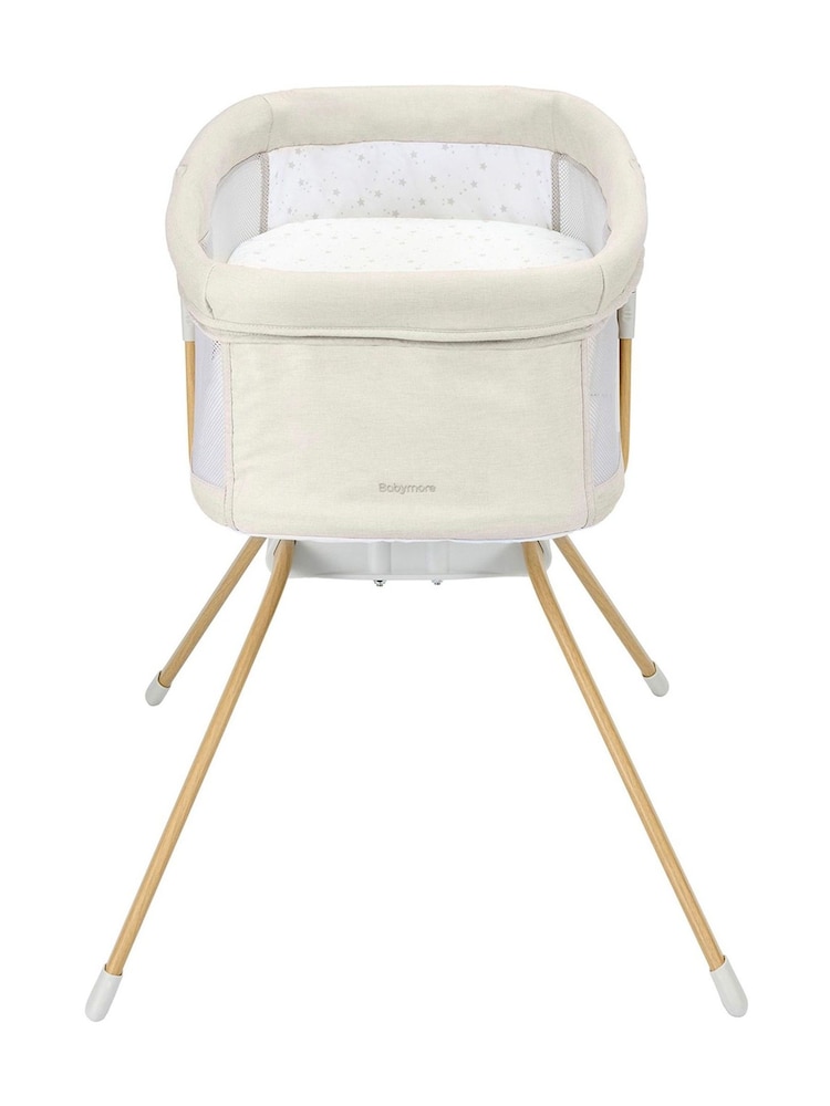 Babymore Cream Air Motion Gliding Crib - Image 4 of 4 Babymore Cream Air Motion Gliding Crib - Image 4 of 4