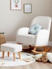 Babymore Cream Freya Nursing Chair with Stool - Image 1 of 6