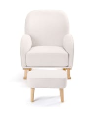 Babymore Cream Freya Nursing Chair with Stool - Image 5 of 6
