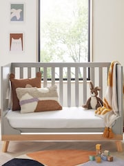 Babymore Grey Mona Mini Cot Bed - Image 3 of 4