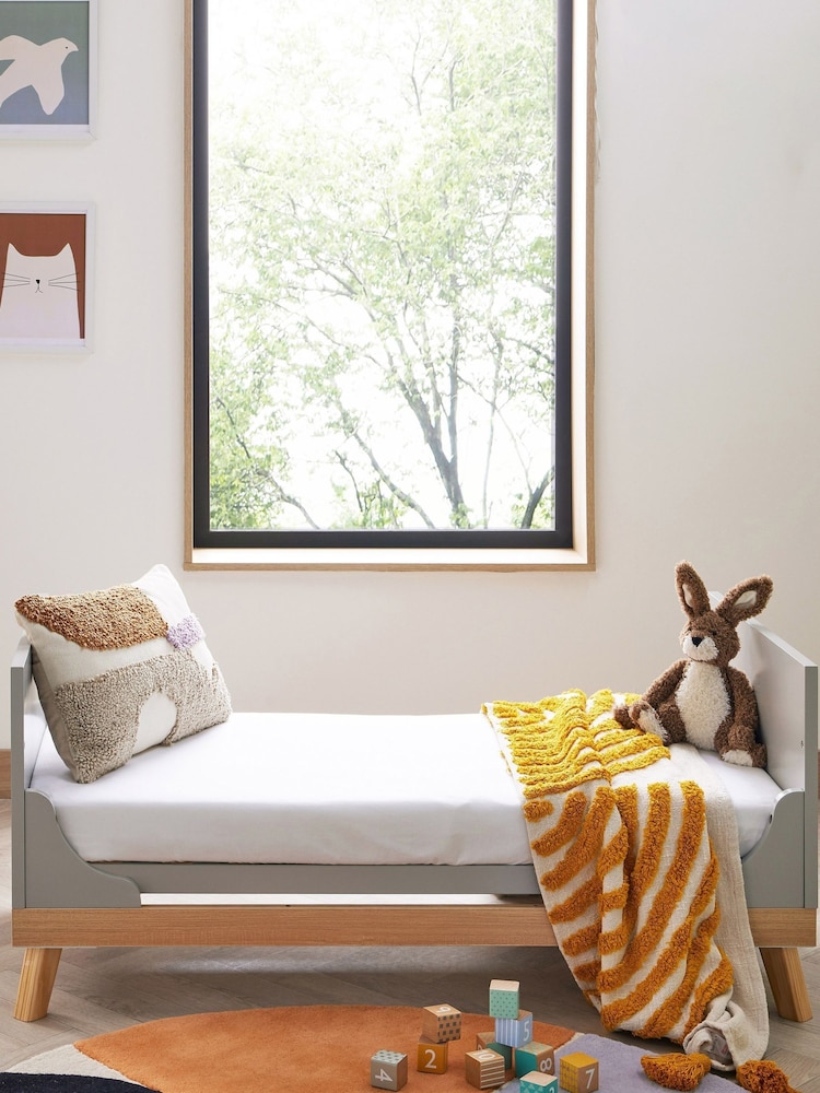 Babymore Grey Mona Mini Cot Bed - Image 4 of 4