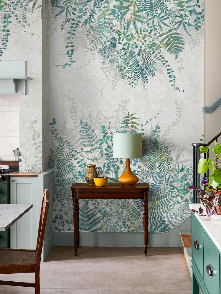 Clarissa Hulse Lagoon Cascading Kaleidoscope Mural 2.5m x 4m - Image 1 of 3