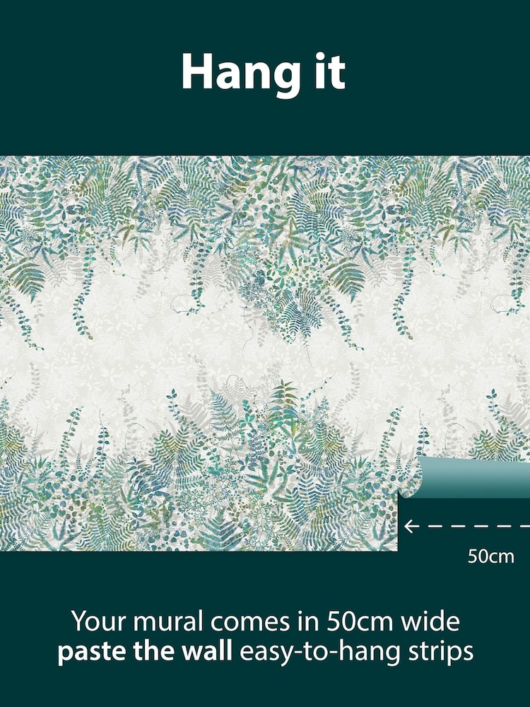Clarissa Hulse Lagoon Cascading Kaleidoscope Mural 2.5m x 4m - Image 3 of 3