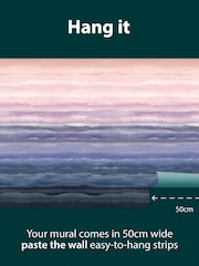 Clarissa Hulse Rose Quartz Strata Fixed Size Mural 2.5m x 4m - Image 2 of 3