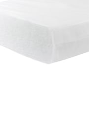 Babymore White Eva Cot Bed with Fibre Mattress - Image 6 of 6
