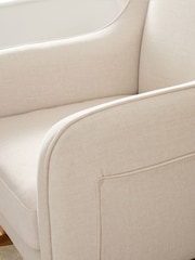 Babymore Ivory Ida Nursing Chair with Stool - Image 3 of 6