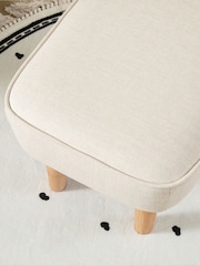 Babymore Ivory Ida Nursing Chair with Stool - Image 4 of 6
