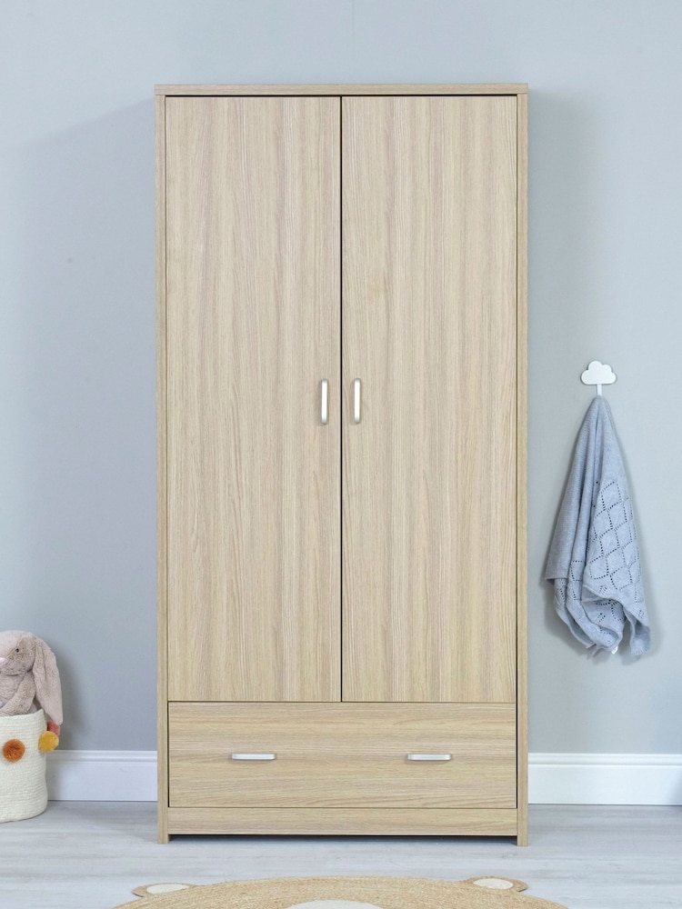 Babymore Oak Luno Veni Wardrobe - Image 1 of 3
