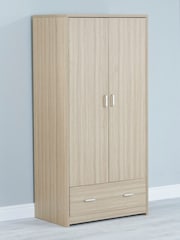 Babymore Oak Luno Veni Wardrobe - Image 2 of 3