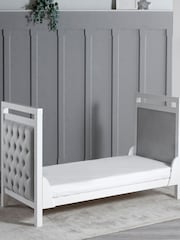 Babymore White Velvet Deluxe Cot Bed - Image 3 of 6