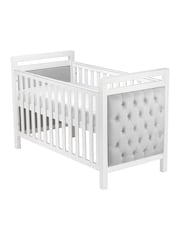 Babymore White Velvet Deluxe Cot Bed - Image 5 of 6