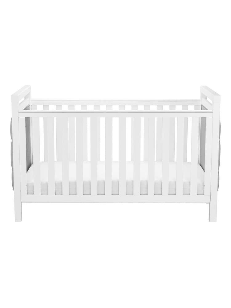 Babymore White Velvet Deluxe Cot Bed - Image 6 of 6