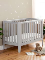 Babymore Grey Iris Cot Bed - Image 3 of 4