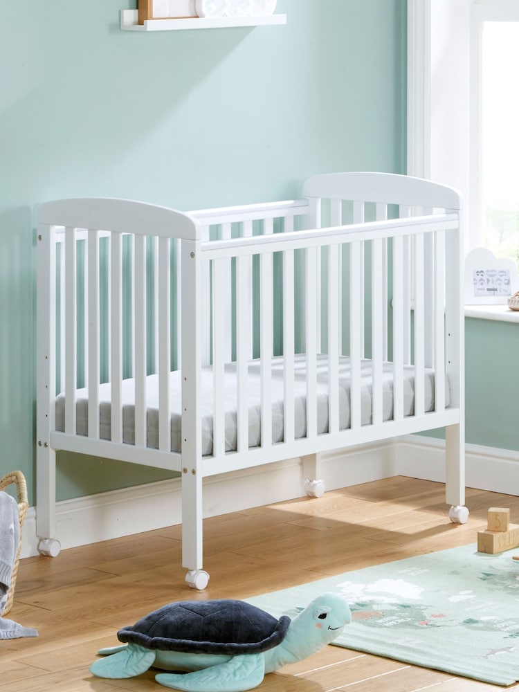 Babymore White Space Saver Cot - Image 1 of 5