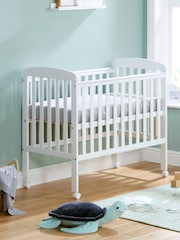 Babymore White Space Saver Cot - Image 3 of 5