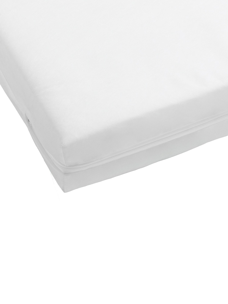 Babymore White Space Saver Cot with Fibre mattress - Image 6 of 6