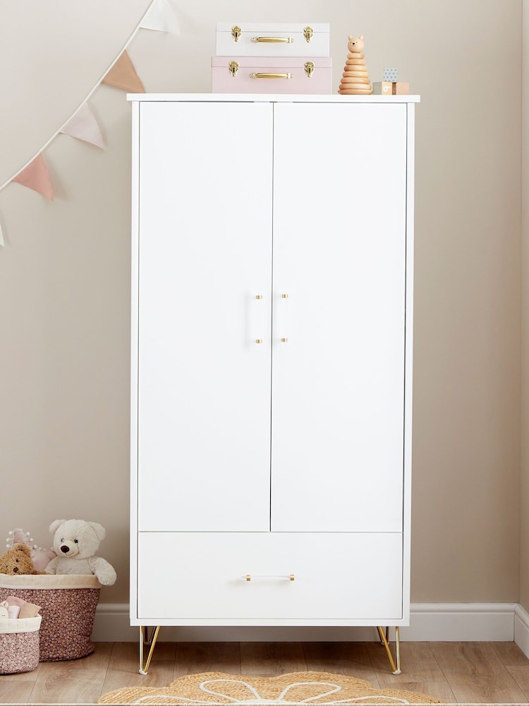 Babymore Acrylic Kimi Nursery Wardrobe - Image 1 of 4